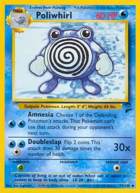 Carte Pokémon Têtarte 057/130, extension Set de Base 2 (sortie anglaise)