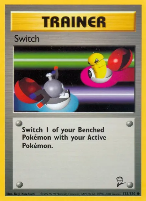 Carte Pokémon Transfert 123/130, extension Set de Base 2 (sortie anglaise)