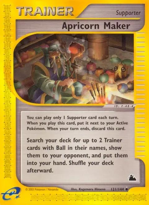 Carte Pokémon Artisan de Noigrumes 121/144, extension Skyridge (sortie anglaise)