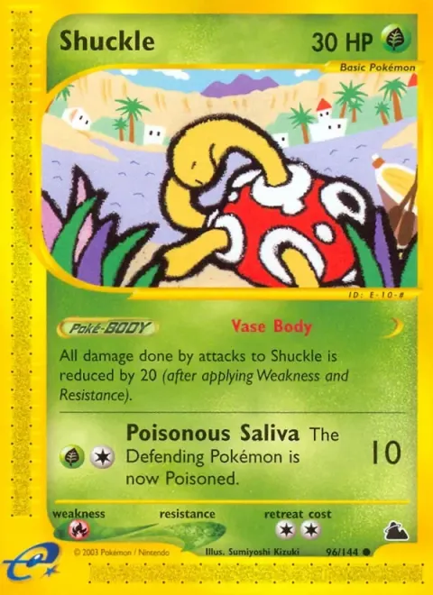 Carte Pokémon Caratroc 096/144, extension Skyridge (sortie anglaise)
