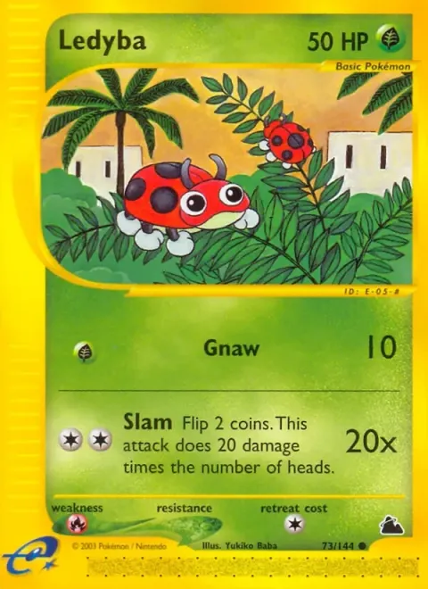 Carte Pokémon Coxy 073/144, extension Skyridge (sortie anglaise)