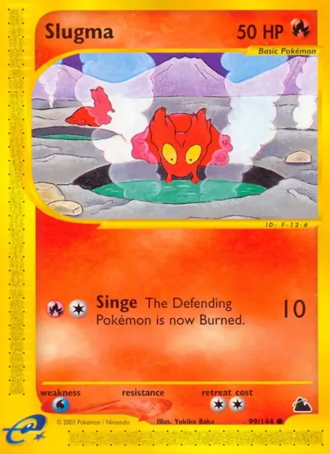 Carte Pokémon Limagma 099/144, extension Skyridge (sortie anglaise)