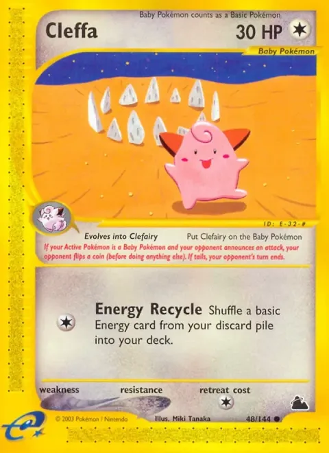 Carte Pokémon Mélo 048/144, extension Skyridge (sortie anglaise)