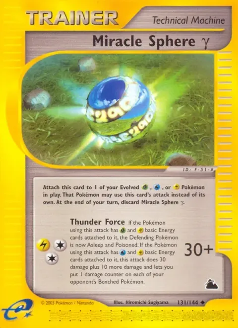 Carte Pokémon Miracle Sphere γ 131/144, extension Skyridge (sortie anglaise)