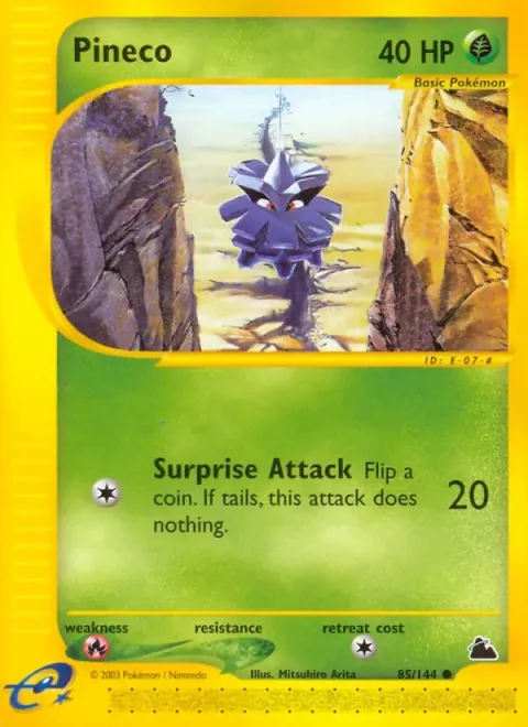Carte Pokémon Pomdepik 085/144, extension Skyridge (sortie anglaise)