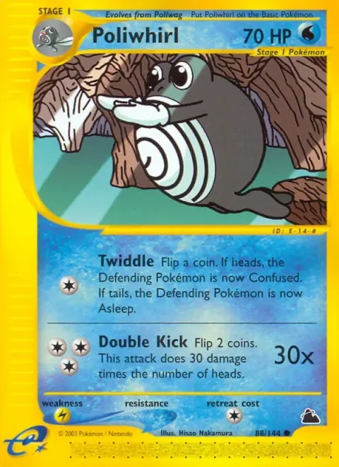 Carte Pokémon Têtarte 088/144, extension Skyridge (sortie anglaise)