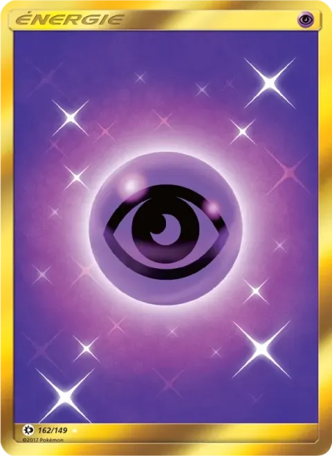 Carte Pokémon Énergie Psy 162/149, extension Soleil et Lune