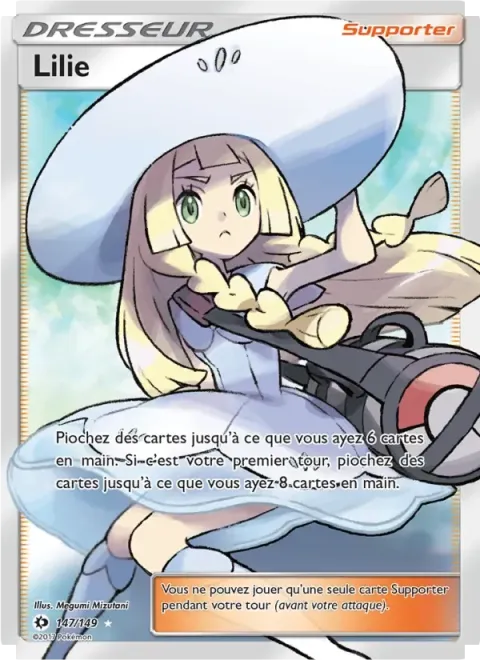 Carte Pokémon Lilie 147/149, extension Soleil et Lune