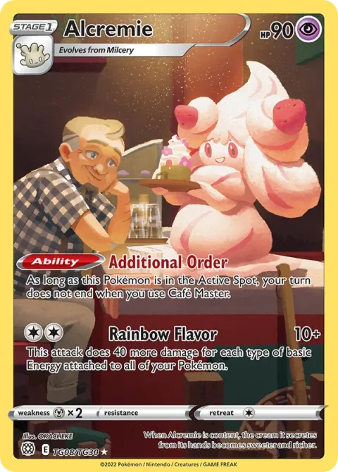 Carte Pokémon Charmilly TG08/TG30, extension Stars Étincelantes