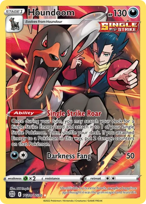 Carte Pokémon Démolosse TG10/TG30, extension Stars Étincelantes