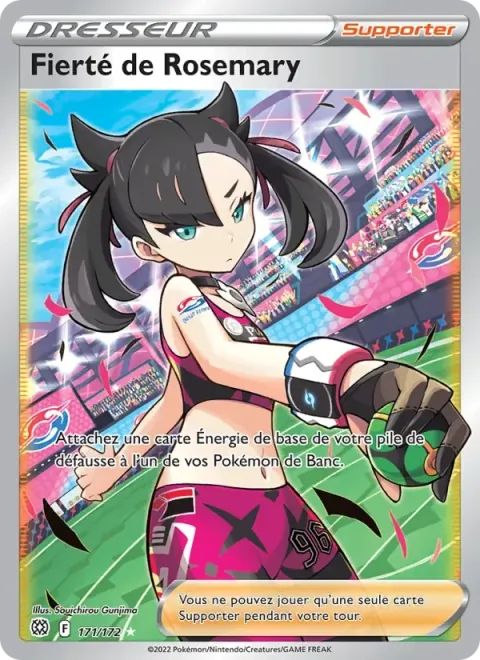 Carte Pokémon Fierté de Rosemary 171/172, extension Stars Étincelantes
