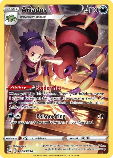 Carte Pokémon Migalos TG09/TG30, extension Stars Étincelantes