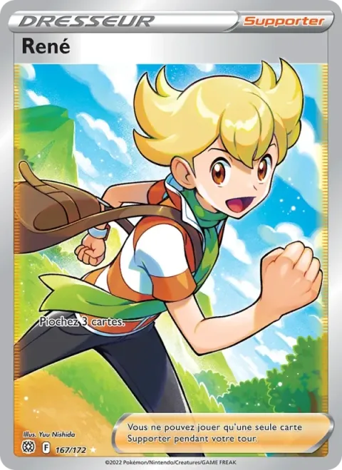 Carte Pokémon René 167/172, extension Stars Étincelantes