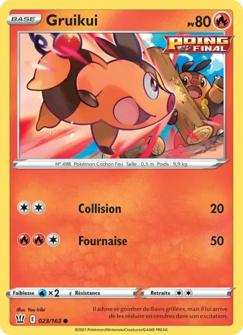 Carte Pokémon Gruikui 023/163, extension Styles de combat