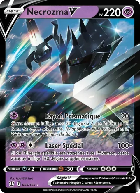 Carte Pokémon Necrozma V 063/163, extension Styles de combat
