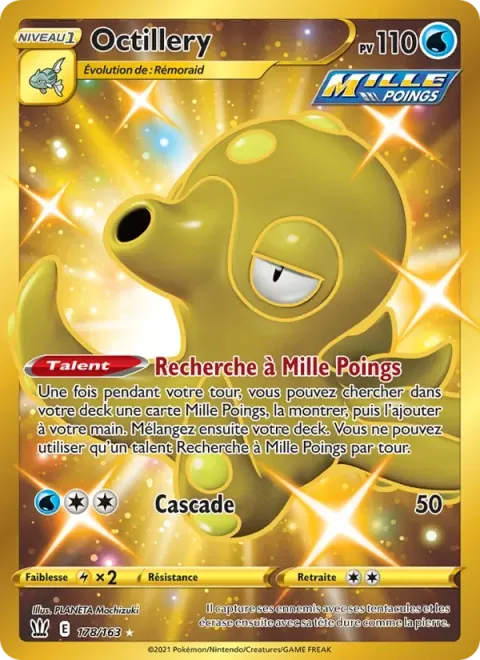Carte Pokémon Octillery 178/163, extension Styles de combat