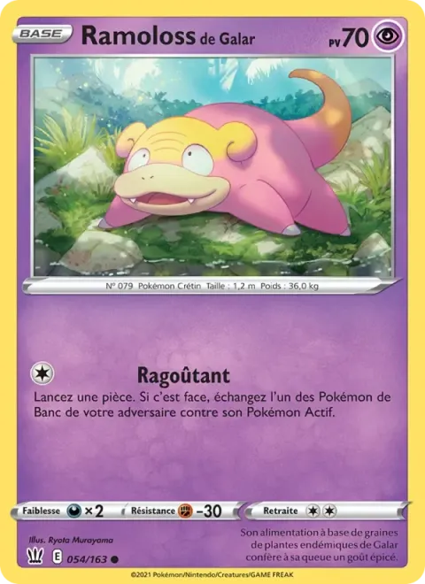 Carte Pokémon Ramoloss de Galar 054/163, extension Styles de combat