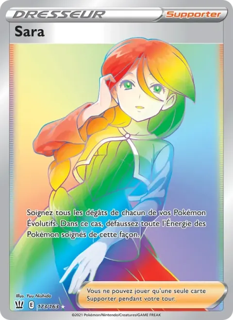 Carte Pokémon Sara 173/163, extension Styles de combat
