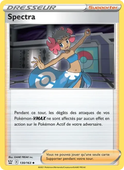 Carte Pokémon Spectra 130/163, extension Styles de combat