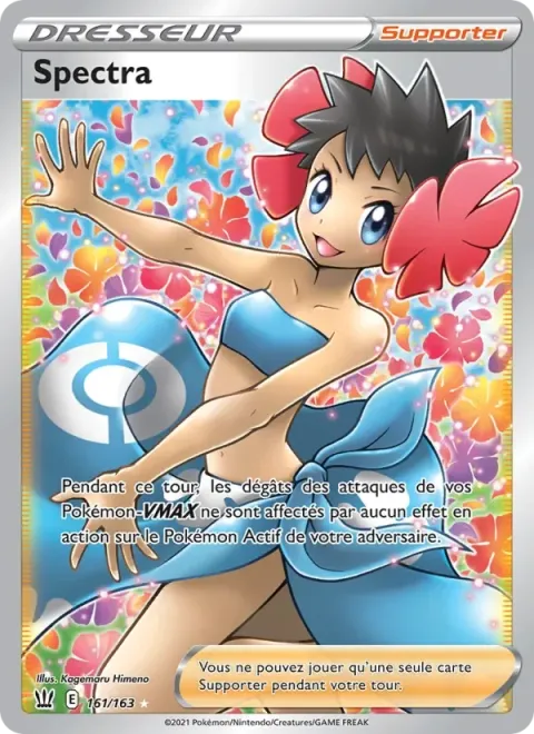 Carte Pokémon Spectra 161/163, extension Styles de combat