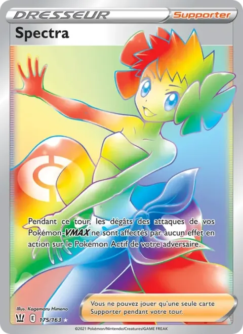 Carte Pokémon Spectra 175/163, extension Styles de combat