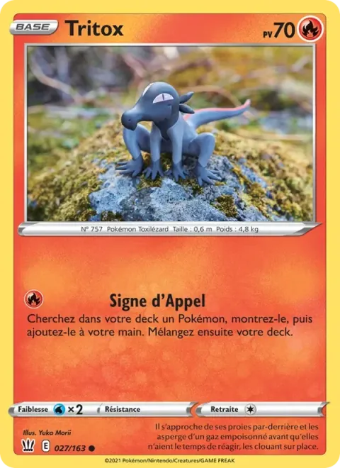 Carte Pokémon Tritox 027/163, extension Styles de combat