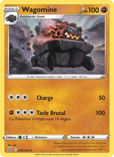Carte Pokémon Wagomine 079/163, extension Styles de combat