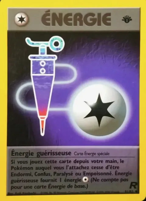Carte Pokémon Énergie guérisseuse 081/082, extension Team Rocket