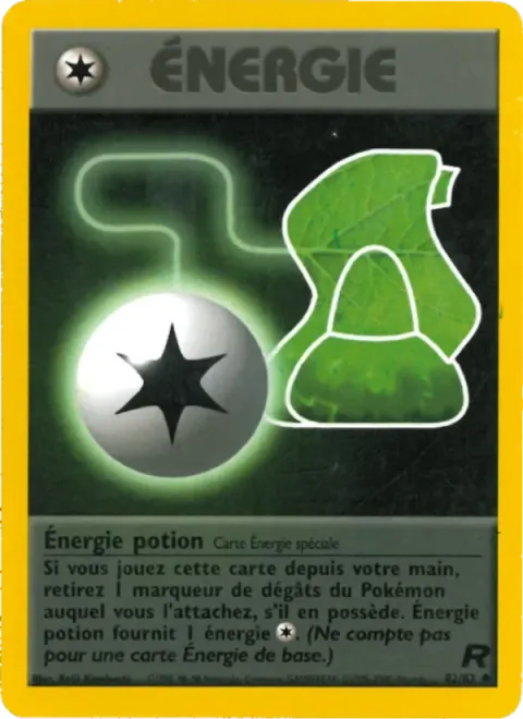 Carte Pokémon Énergie potion 082/082, extension Team Rocket
