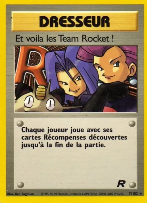 Carte Pokémon Et voila les Team Rocket ! 015/082, extension Team Rocket