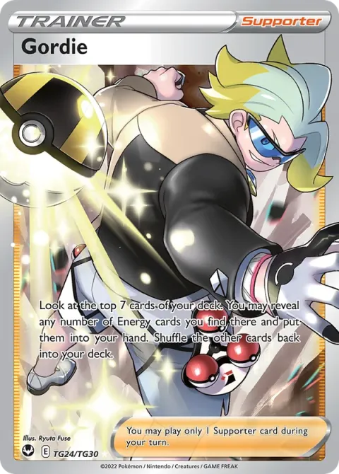 Carte Pokémon Chaz TG24/TG30, extension Tempête Argentée