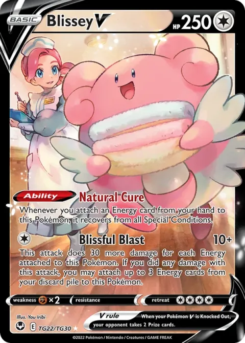 Carte Pokémon Leuphorie V TG22/TG30, extension Tempête Argentée