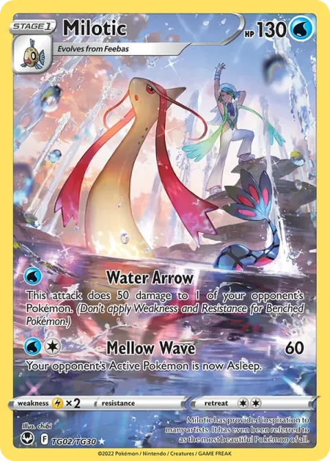 Carte Pokémon Milobellus TG02/TG30, extension Tempête Argentée