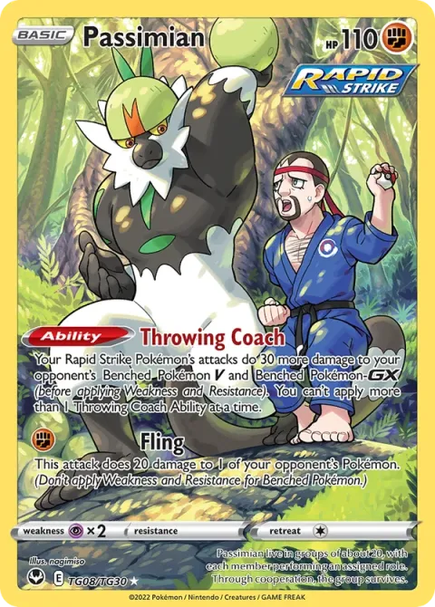 Carte Pokémon Quartermac TG08/TG30, extension Tempête Argentée