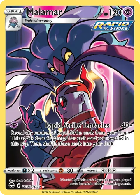 Carte Pokémon Sepiatroce TG06/TG30, extension Tempête Argentée