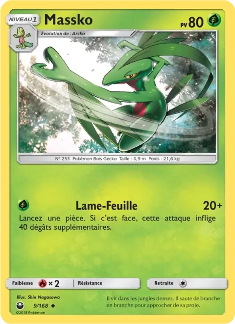 Carte Pokémon Massko 009/168, extension Tempête Céleste