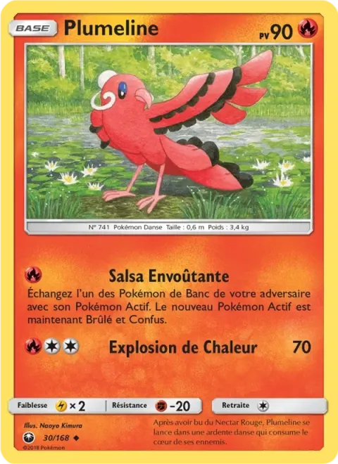 Carte Pokémon Plumeline 030/168, extension Tempête Céleste