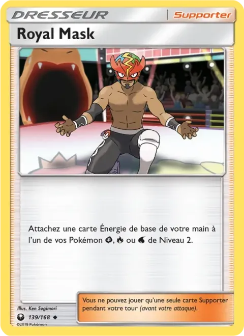 Carte Pokémon Royal Mask 139/168, extension Tempête Céleste