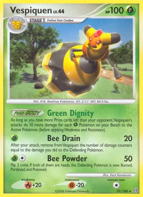 Carte Pokémon Apireine 031/100, extension Tempête