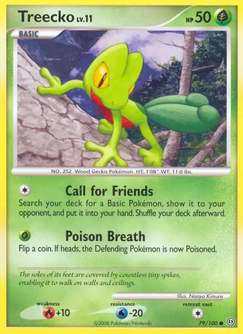 Carte Pokémon Arcko 079/100, extension Tempête