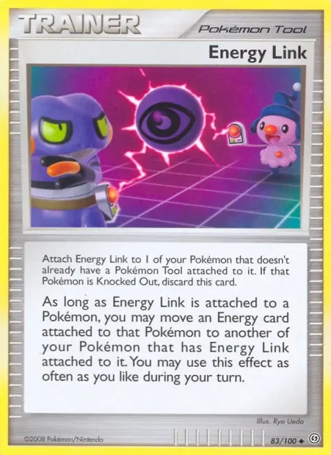 Carte Pokémon Chaîne d’énergie 083/100, extension Tempête