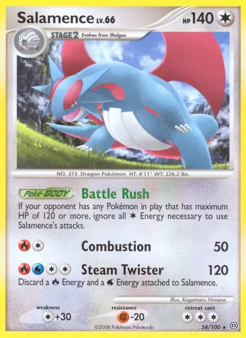 Carte Pokémon Drattak 024/100, extension Tempête