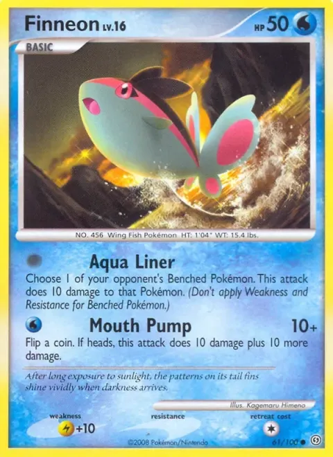 Carte Pokémon Écayon 061/100, extension Tempête