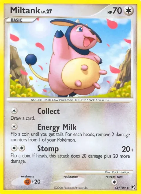 Carte Pokémon Écrémeuh 044/100, extension Tempête