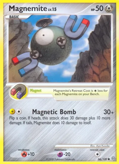 Carte Pokémon Magnéti 066/100, extension Tempête