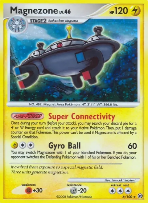 Carte Pokémon Magnézone 006/100, extension Tempête