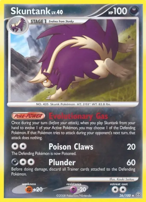 Carte Pokémon Moufflair 026/100, extension Tempête