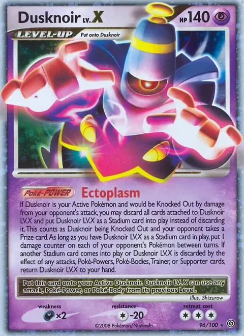Carte Pokémon Noctunoir 096/100, extension Tempête