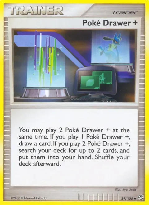 Carte Pokémon Poké Pioche + 089/100, extension Tempête