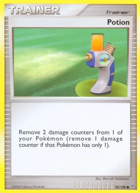 Carte Pokémon Potion 092/100, extension Tempête